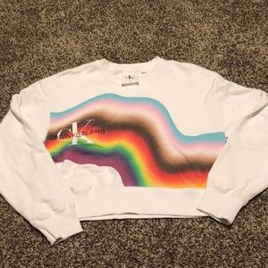Calvin Klein crop top sweater